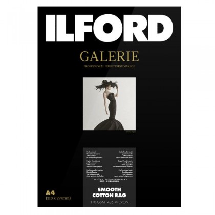 Foto papirs Ilford Galerie Smooth Cotton Rag 310g 13x18cm 50 sheets