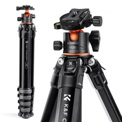 K&F Concept M1 foto statīvs ar BH-36L lodgalvu